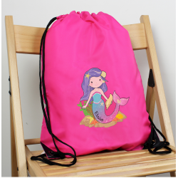 Personalised Mermaid Pink Kit Bag
