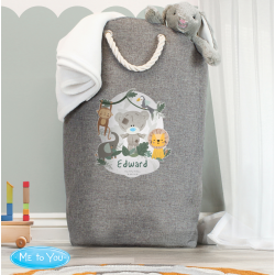 Personalised Tiny Tatty Teddy Jungle Animals Storage Bag