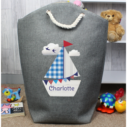 Personalised Sailboat Storage Bag