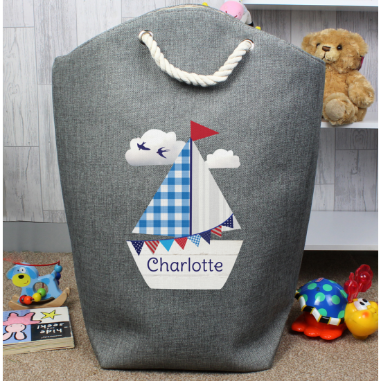 Personalised Sailboat Storage Bag