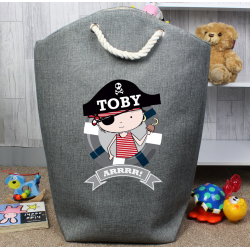 Personalised Pirate Storage Bag
